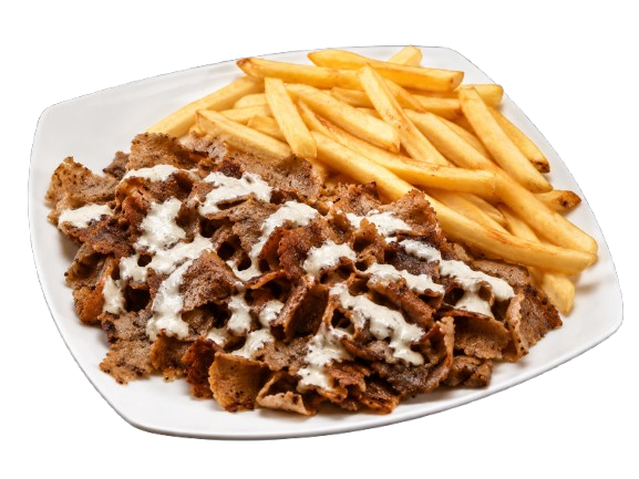 Plato Kebab con Patatas