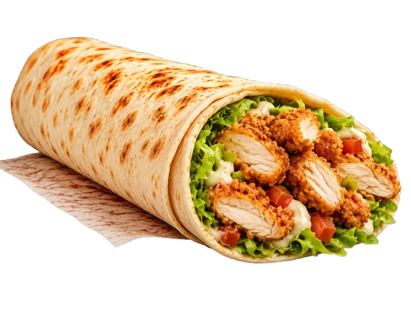 Wrap de Pollo Crujiente