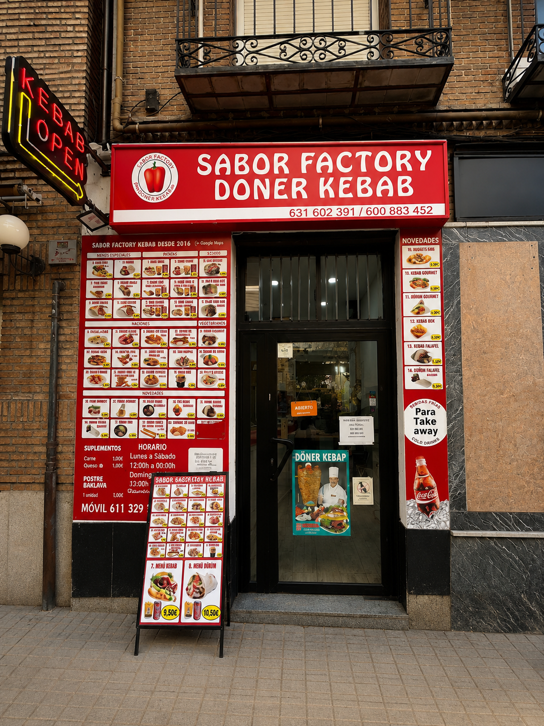 Fachada Sabor Factory Kebab